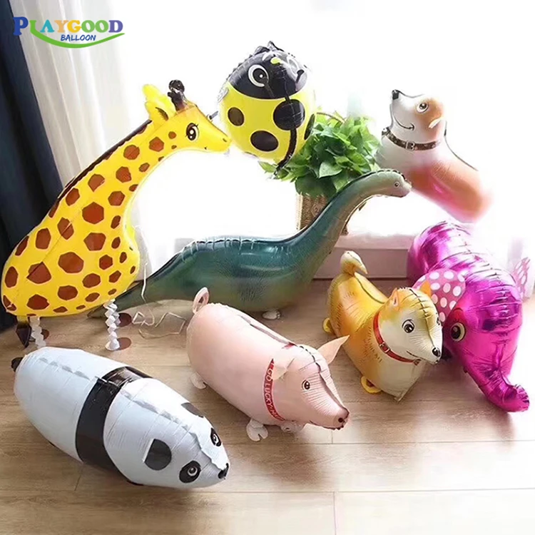 Party Decoration Kids Desert Tortoise Toy Walking Animal Balloons Foil Cartoon Balloon