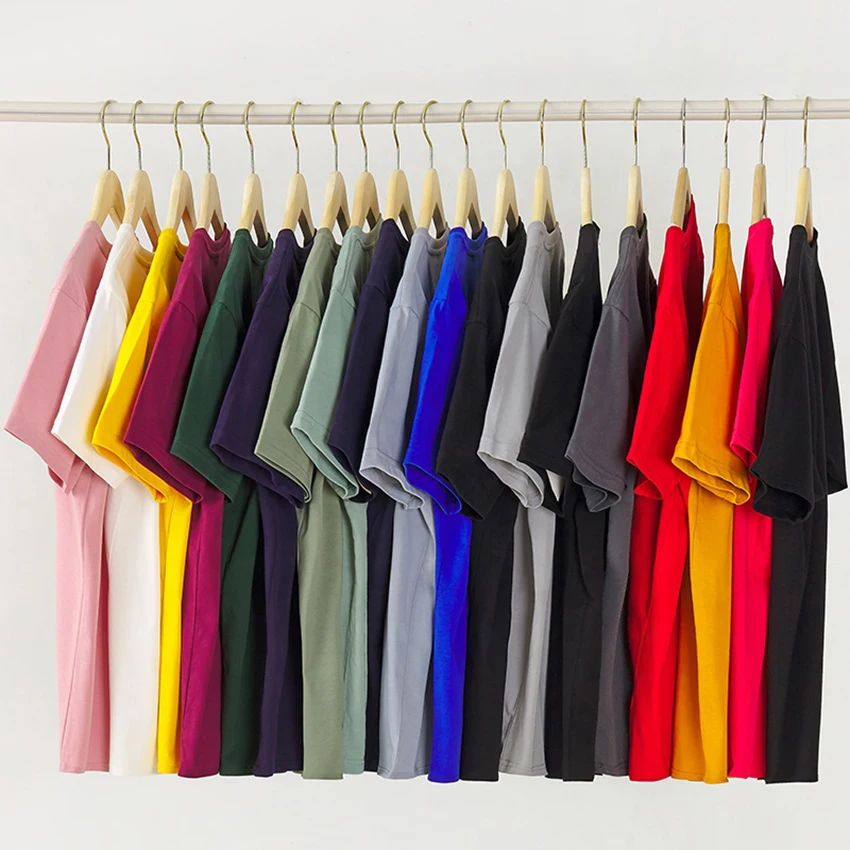 Wholesale High Quality Mens Blank 100% cotton tshirt printing Custom Plain t-shirt Logo Printed Black t shirts