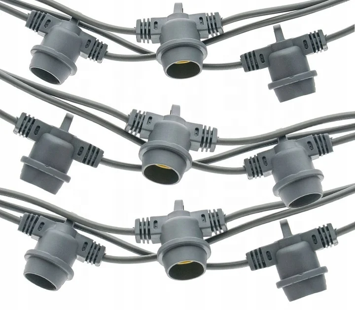 Girlanda festoon 10M 10 bulb E27 LED 220V poland EU string light