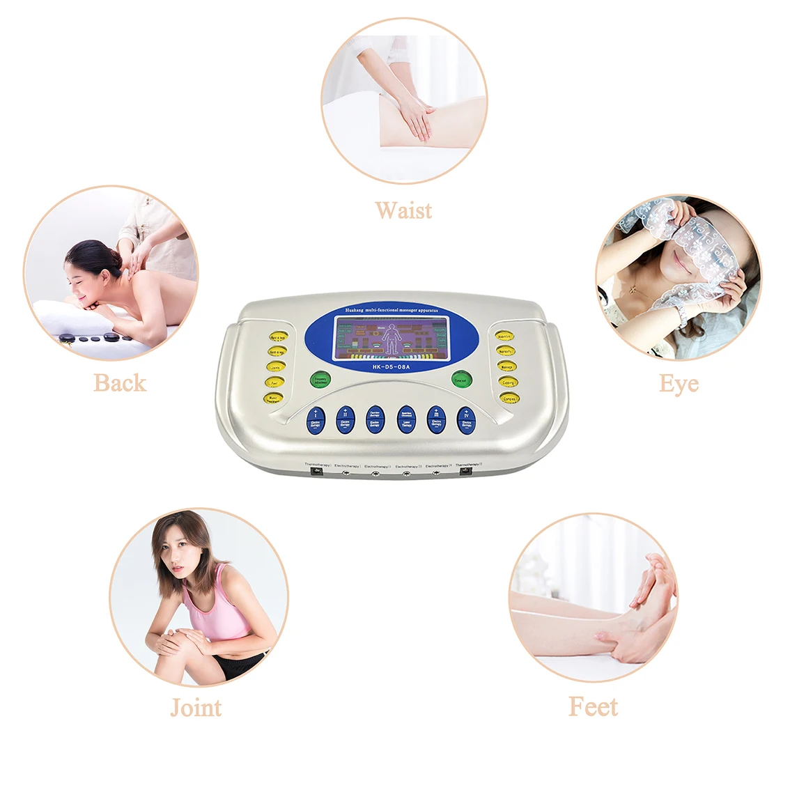 Best selling physical therapy equipment product 2024 electric tens ems neck electronic pulse massager products with free patches
