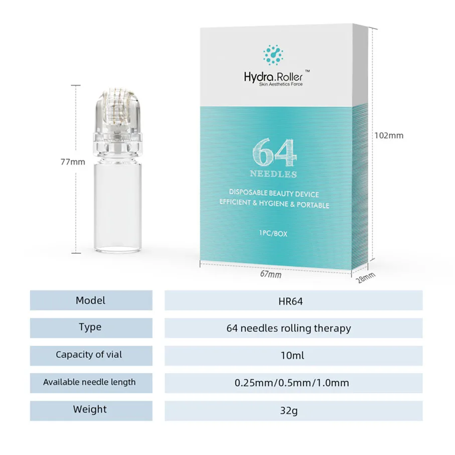 Upgraded Skin Improve micro circulation Hydra needles 20 Hydra nano needles