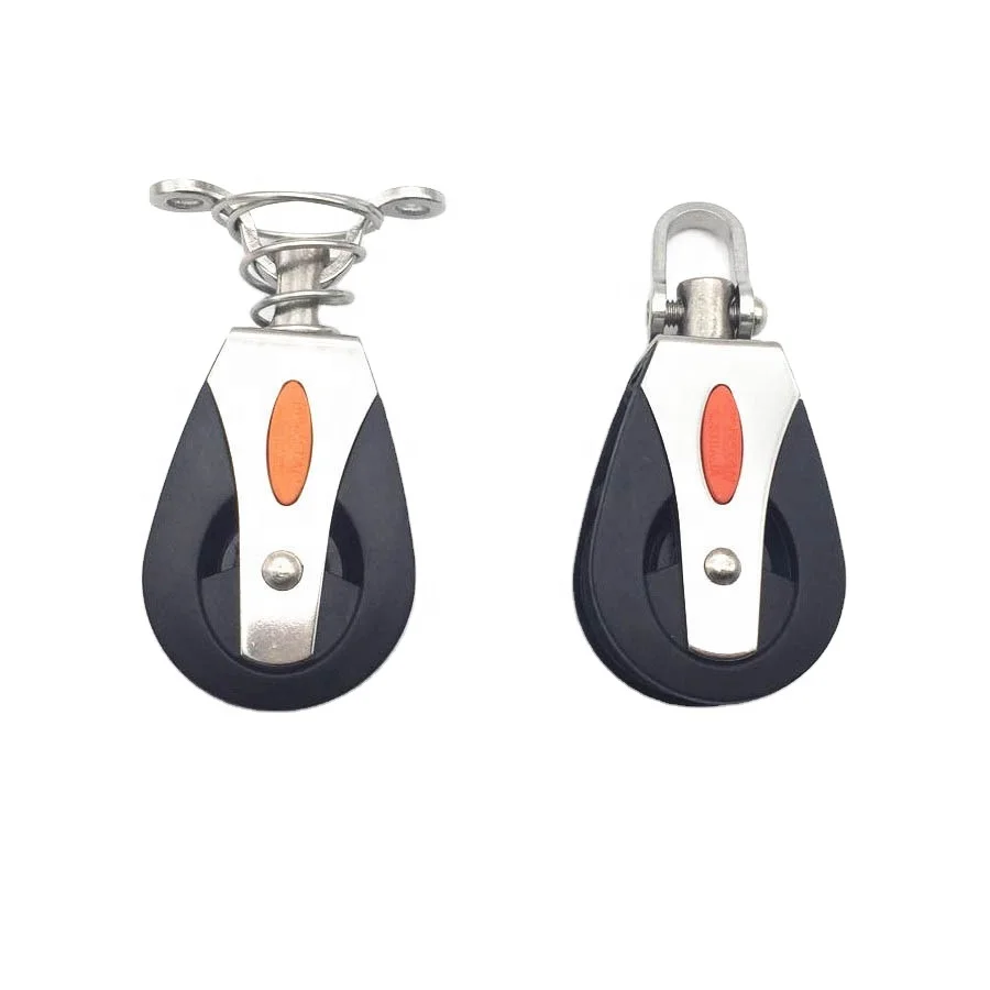 Marine Block Pulley Stainless Steel Nylon Sheave Pulley For Sailing Kayak Boat