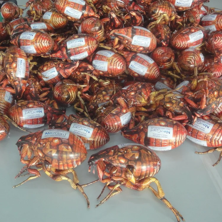 Store Display Custom Design PVC Inflatable Flea For Promotion Flea Killed Medicine