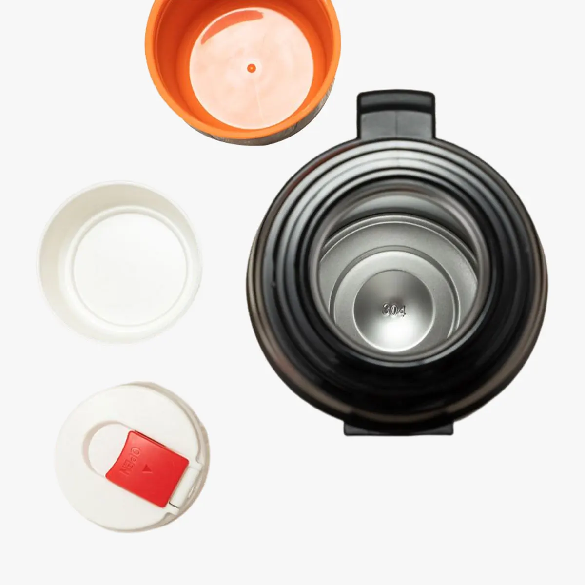 BPA Free Outdoor Sport Water Bottle Custom Stainless Steel Water Jug with 2 in1 Twist Lid