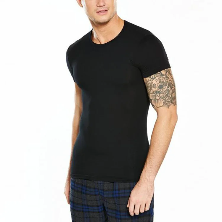 Мужская быстросохнущая футболка из 100% хлопка с коротким рукавом для бега Yihao