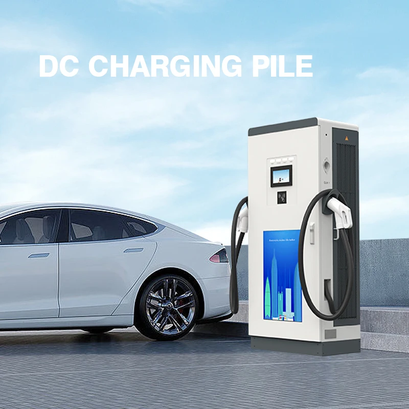 DC EV Charger Fast Charging DC 80KW 100KW Double Guns Charging EV Charger 120kw Station for Electric Vehicle