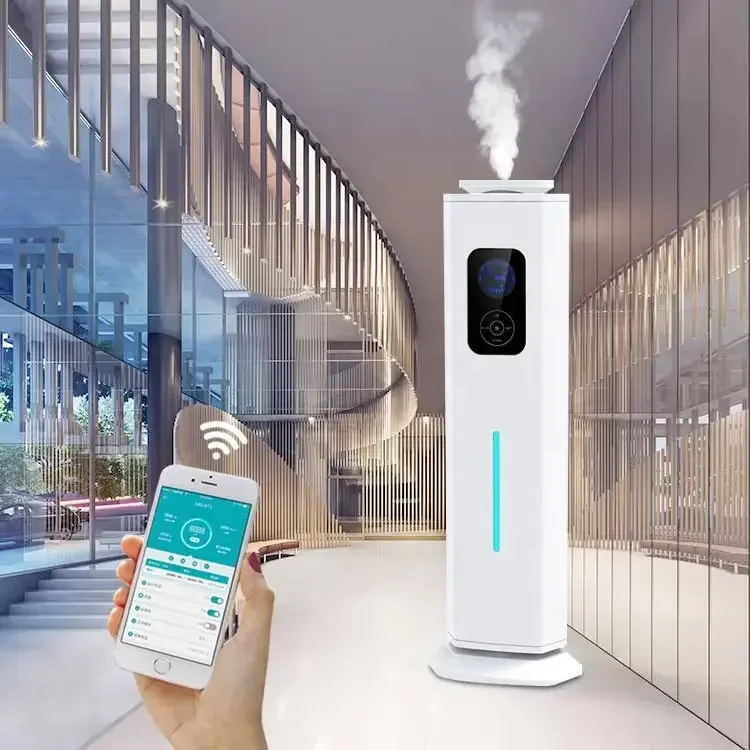 Luxury Smart 800ML HVAC Scent Diffuser With APP/WIFI Function Waterless Essential Oil Scent Air Machine For Large Room Hotel