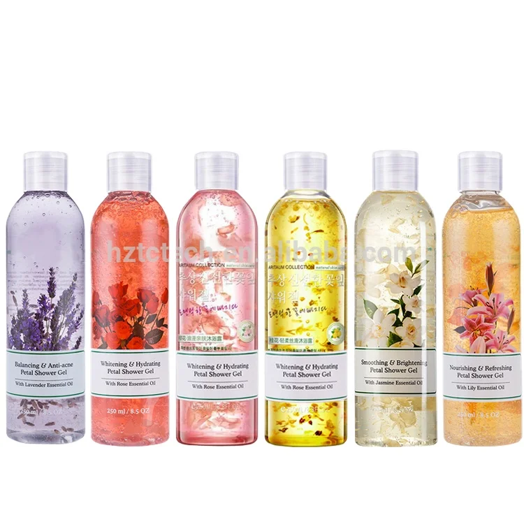  Оптовая продажа OEM высокое качество индивидуальный гель для душа с приятным запахом