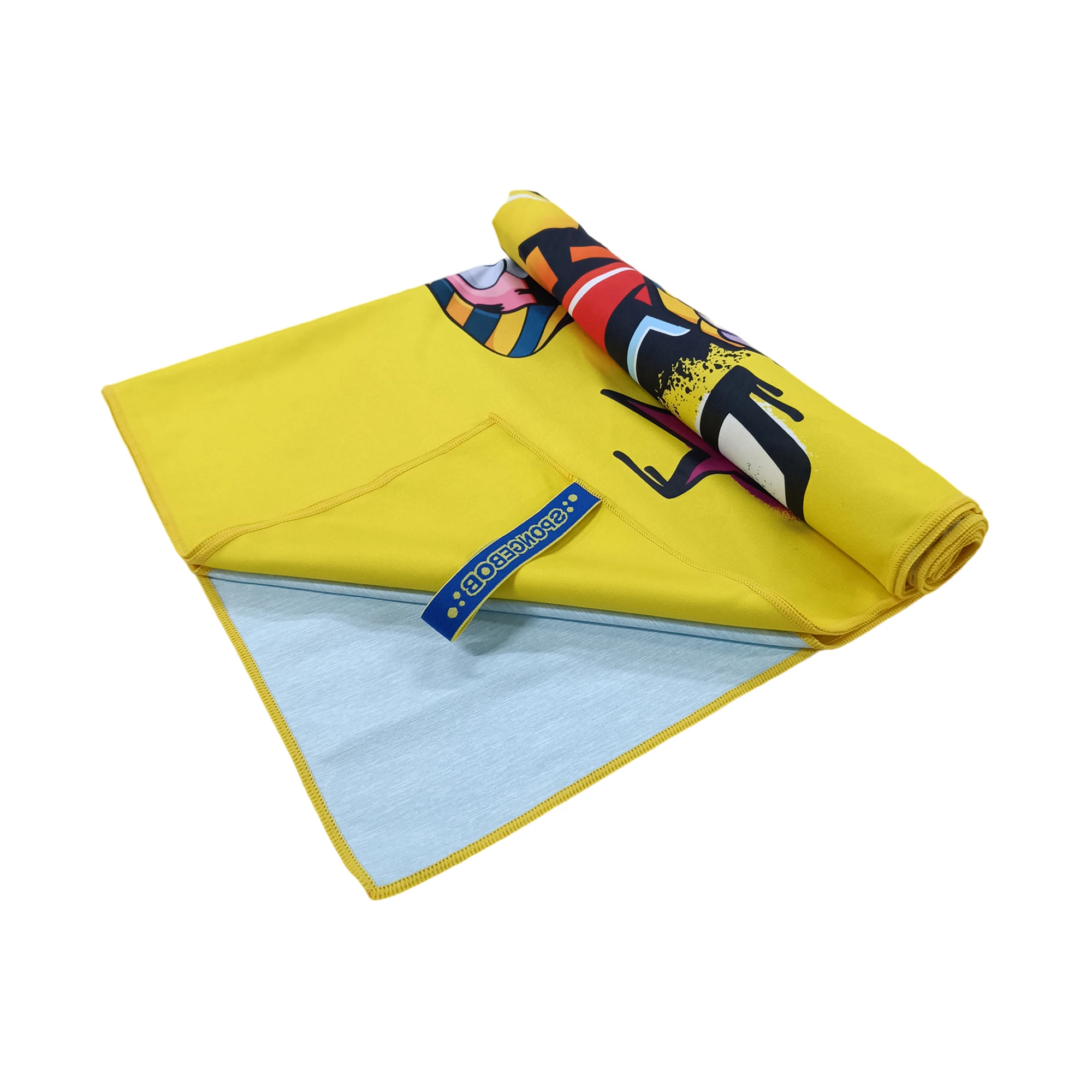 microfiber suede beach towel anime printing beach towels for kids