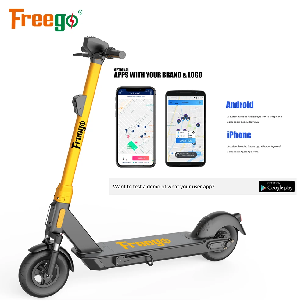 Wholesale High Speed Swappable Battery 600w 15ah Suspension E Scooter Rental System E-scooter Powerful Sharing Electric Scooter