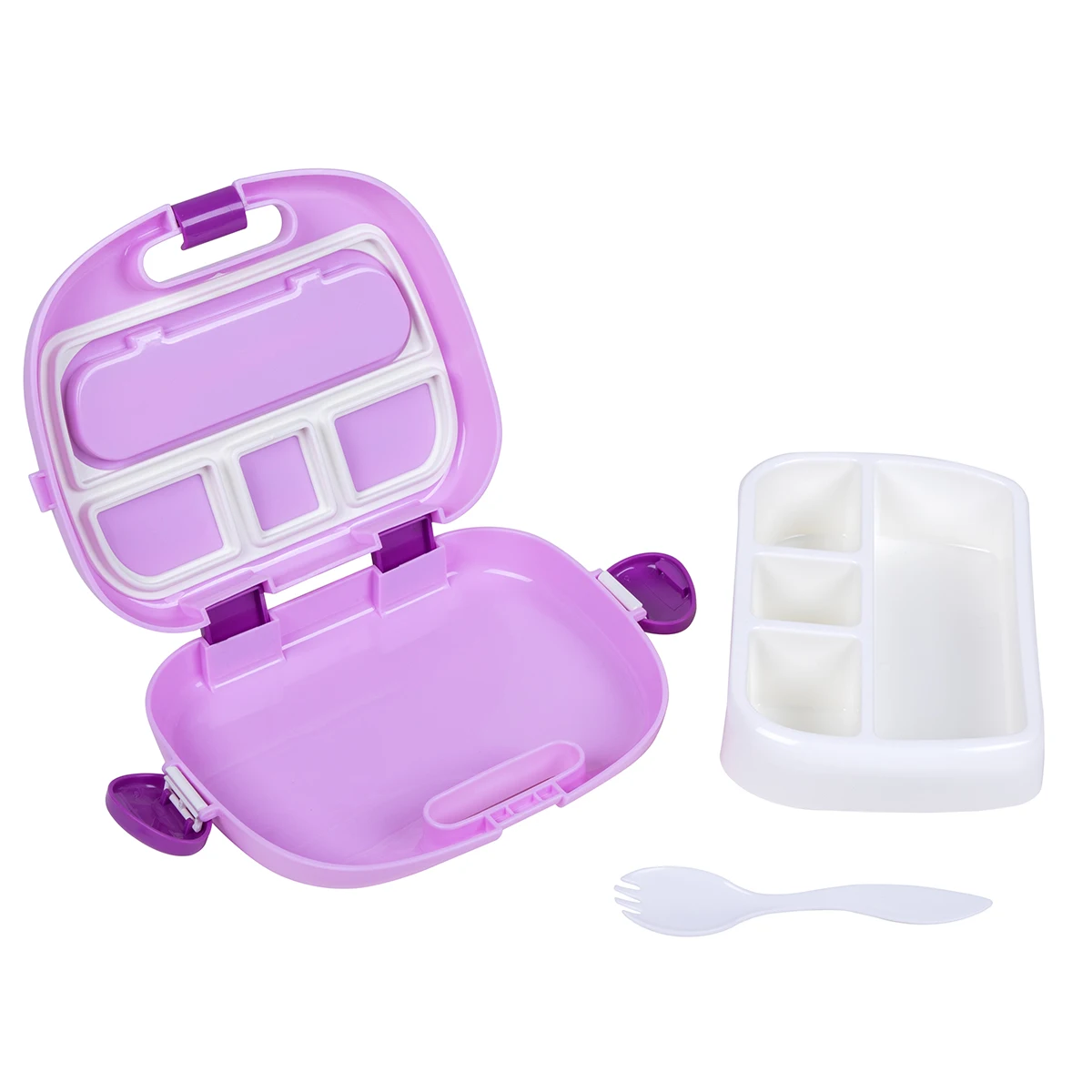 Modern plastic containers bento lunch box kids cute with handle