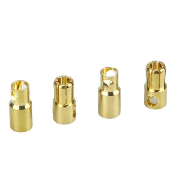 Banana plug opening screw gold-plated plug for audio jack connector speaker stereo banana power jack