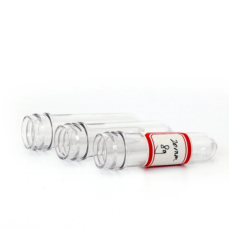 China cosmetic PET preform manufacture of 20/410 preform 6g 8g 10g for small spray bottle