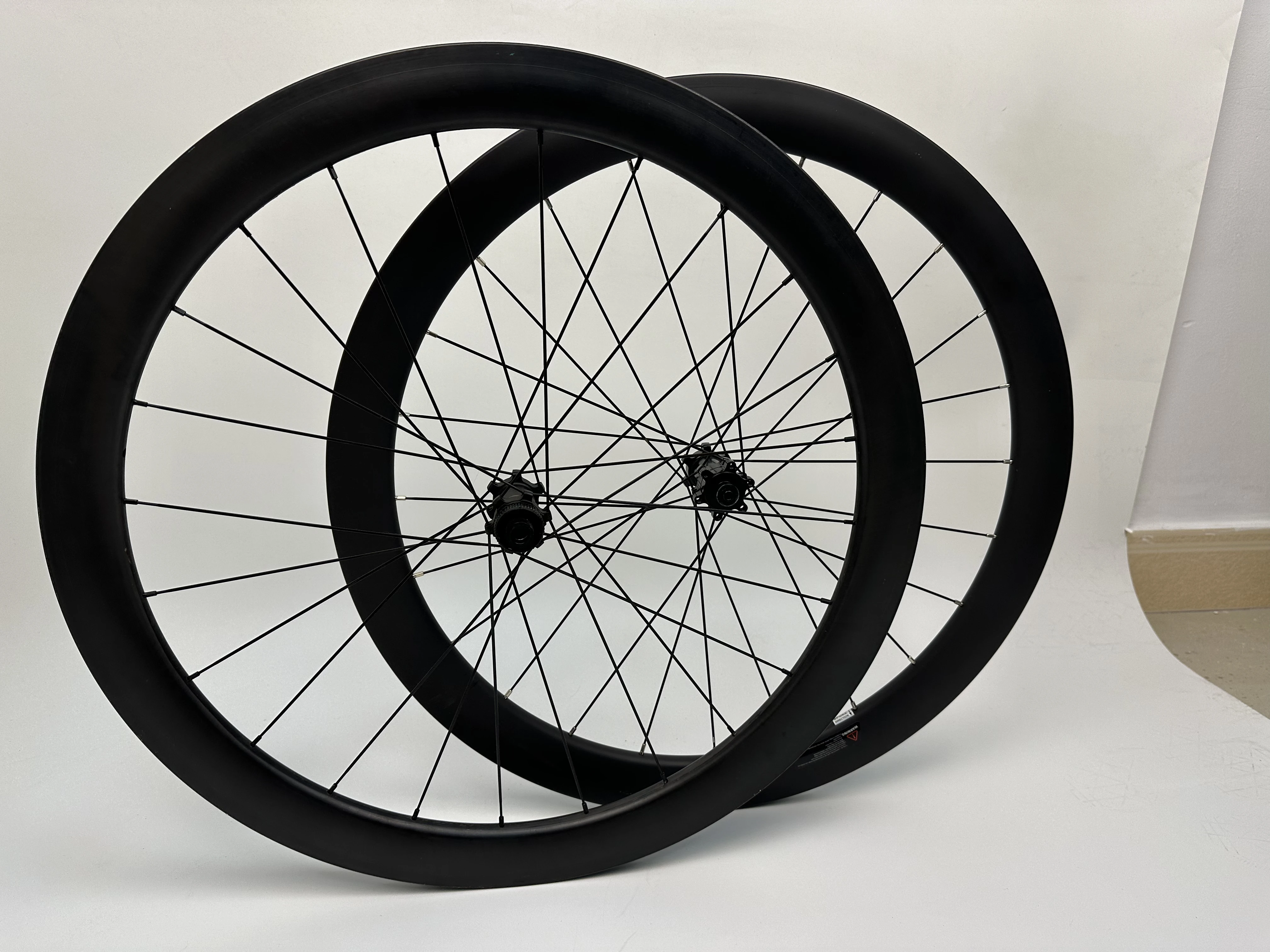 Road Carbon Fiber  Bike 80mm Depth 25m Width Wheelset 700c Disc Brake Bicycle Wheelset  BMX bicycle wheel