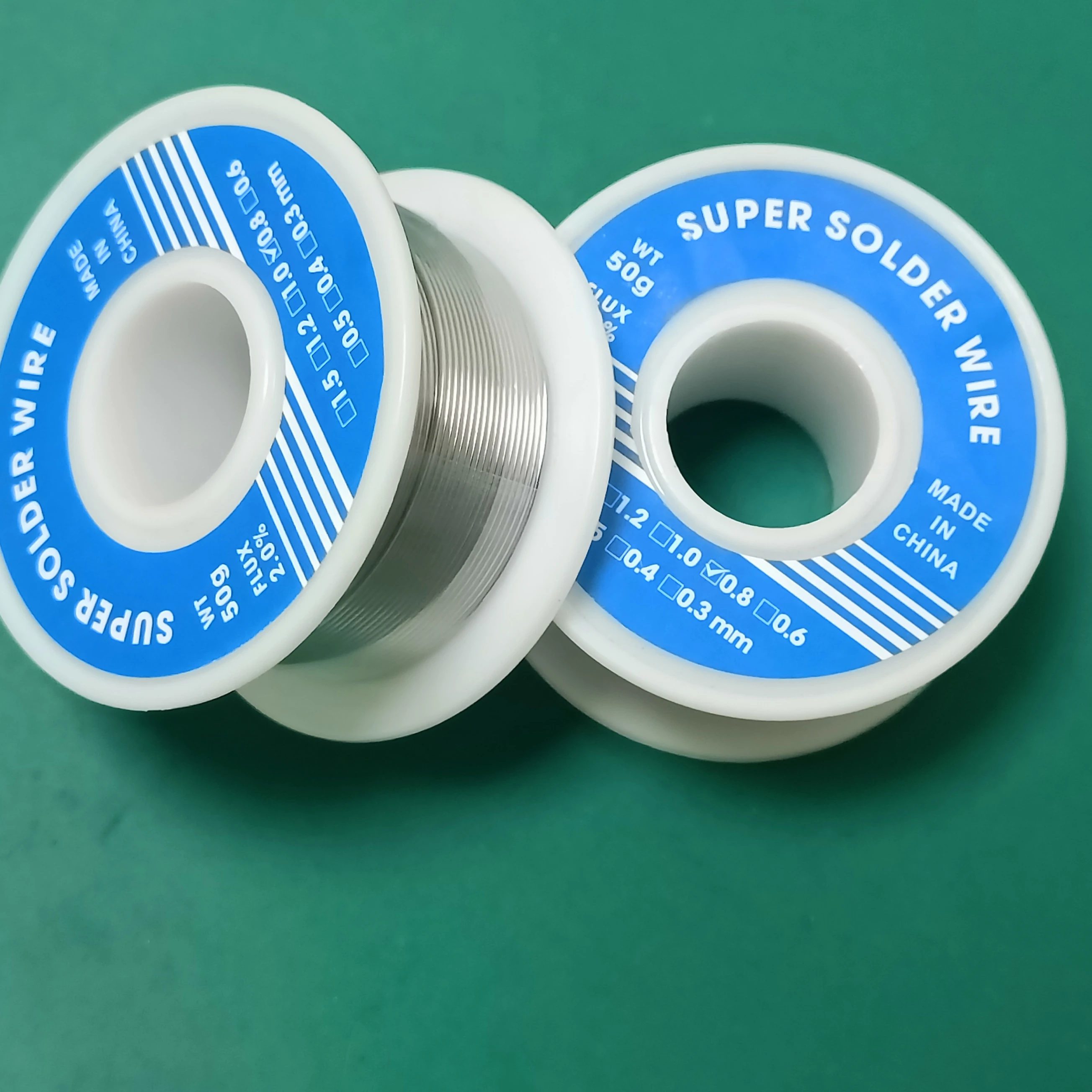 XYB 60/40 Solder Core Wire 0.8mm Waterproof Tin Wire Solder Very little residue solder wire