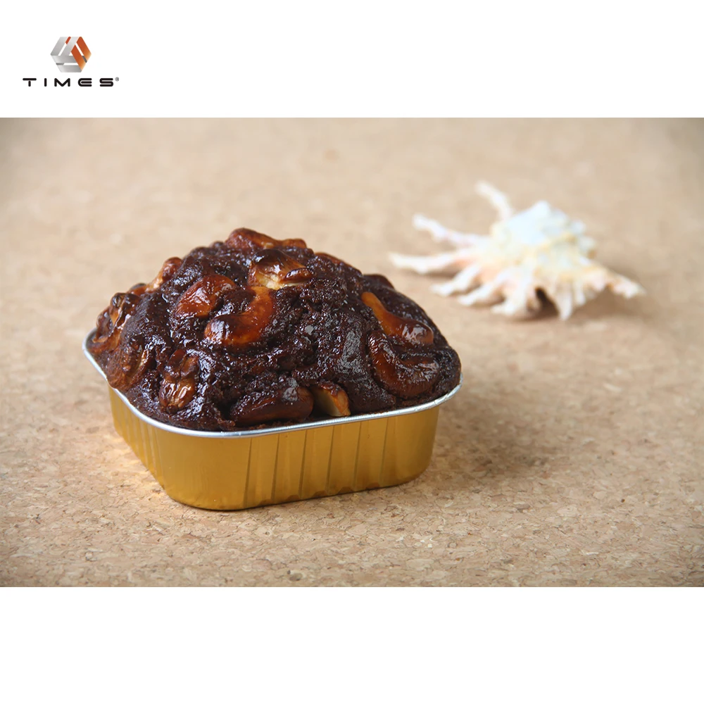 Food Service Kitchen Use for Desserts & Cakes Square Aluminium Foil Container Supplier