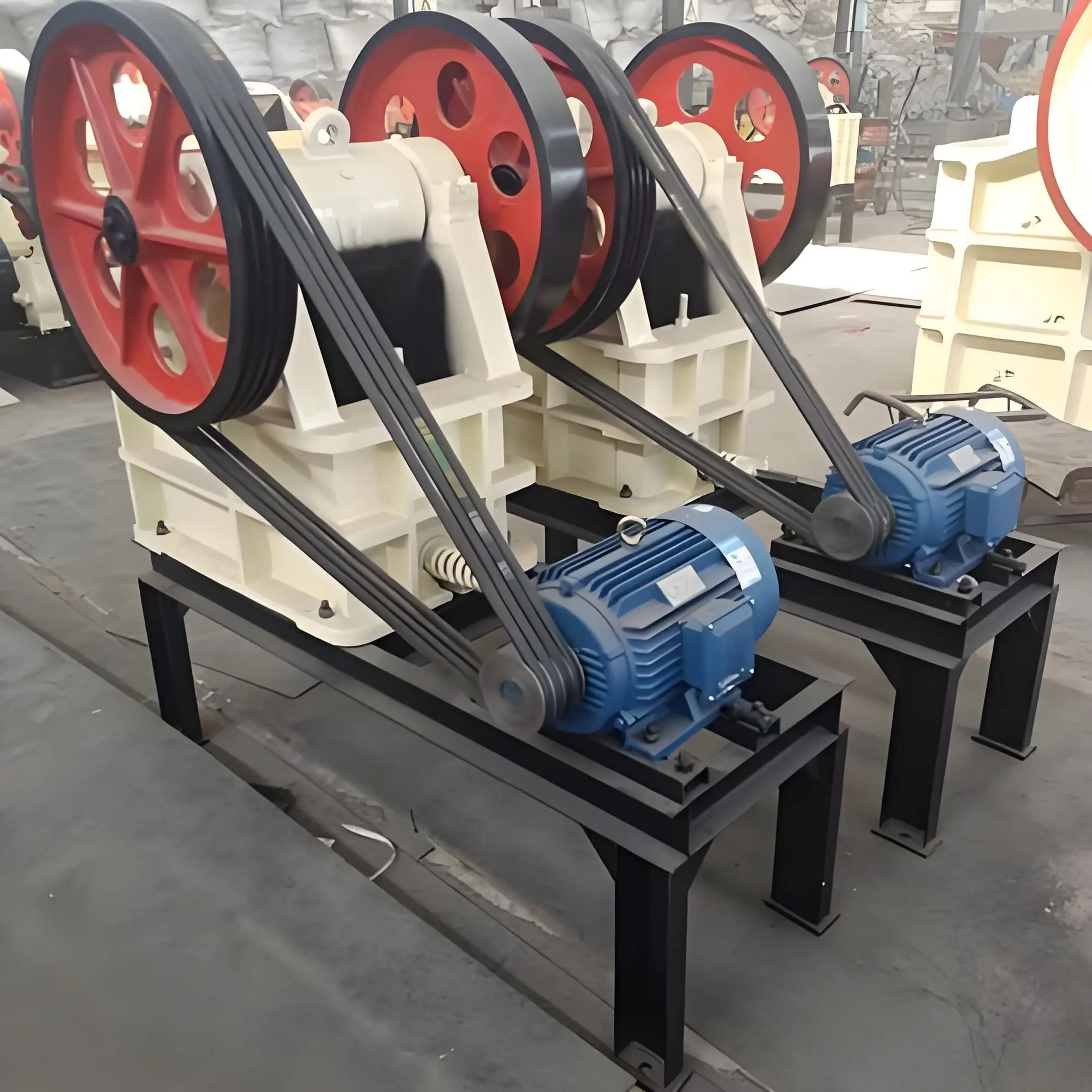 Pe150x250 Jaw Crusher Matched With Single-phase 220v Voltage Small Jaw Crusher