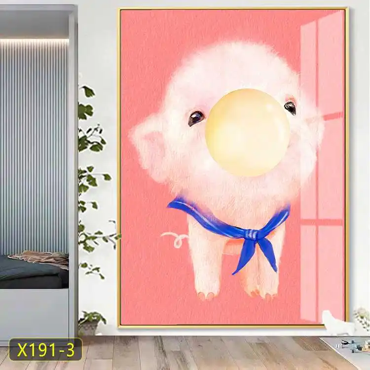 Wild Animal painting fancy colored wilde dieren Custom picture Artwork Gift Mosaic DIY Diamond Painting for Home Decoration