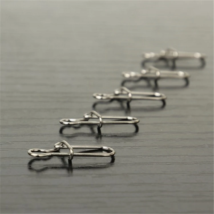 High quality strong Stainless steel snap pin fishing carp fishing quick clips