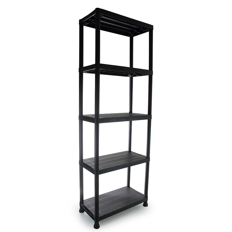 
black big size 5 shelves large items storage rack 