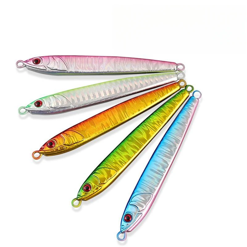 Factory Direct 9.5cm 40g Fishing Jigs Speed Jigging Pitching Lures Vertical Lead Saltwater Artificial Metal Jigging Lure