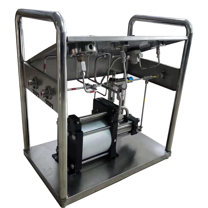 USUN brand Model:US-GB15  Portable Pneumatic driven gas booster Unit for gases transferring