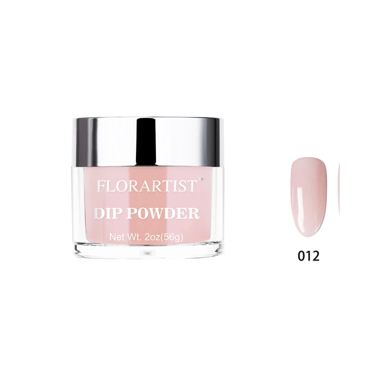Organic and Healthy Double Glitter 2 in 1 Sns Double Nail Glitter Set with Various Colors
