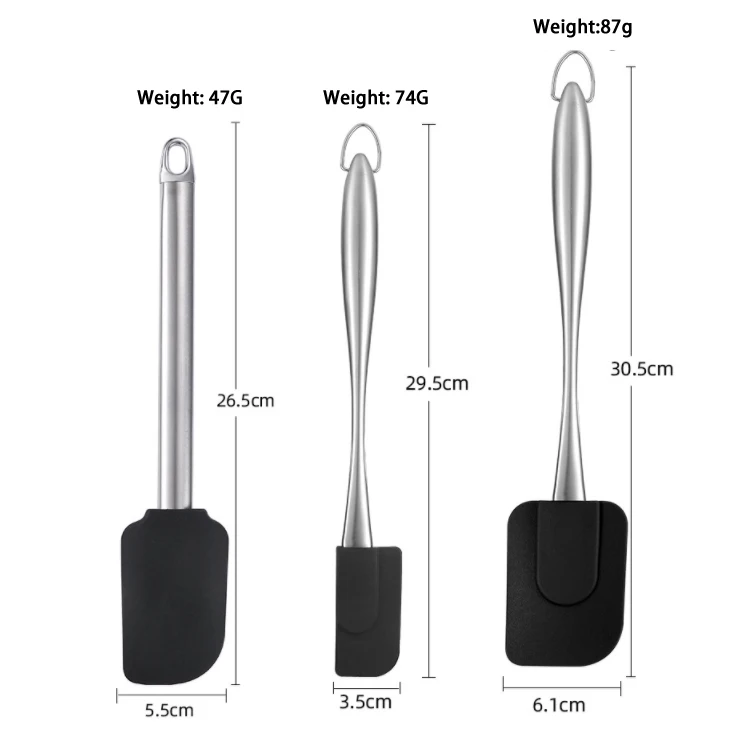 Baking Tools Espatulas Acero Silicone Elbow Spatula Butter Cream Spatulas Silicone Heat Resistant