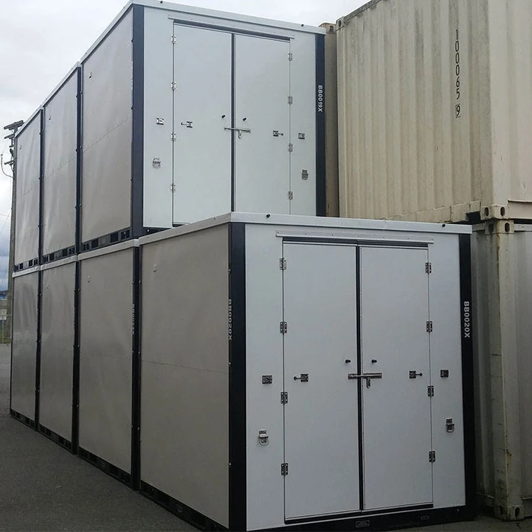 Storage Container House 16ft Folding Portable Movable Flat Pack Mobile in USA for Rental