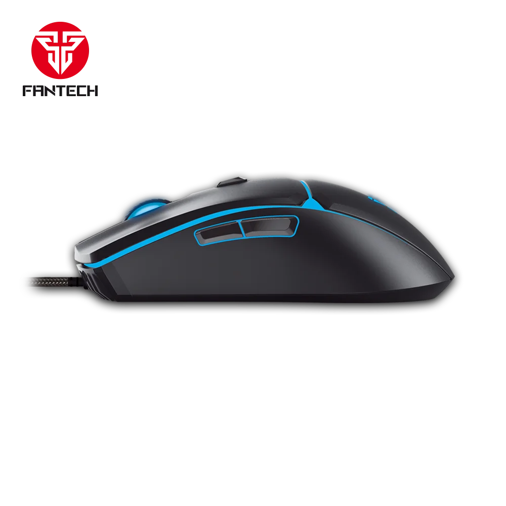 Новинка Fantech VX7 4 LED цветной режим 6D макропроводная игровая мышь
