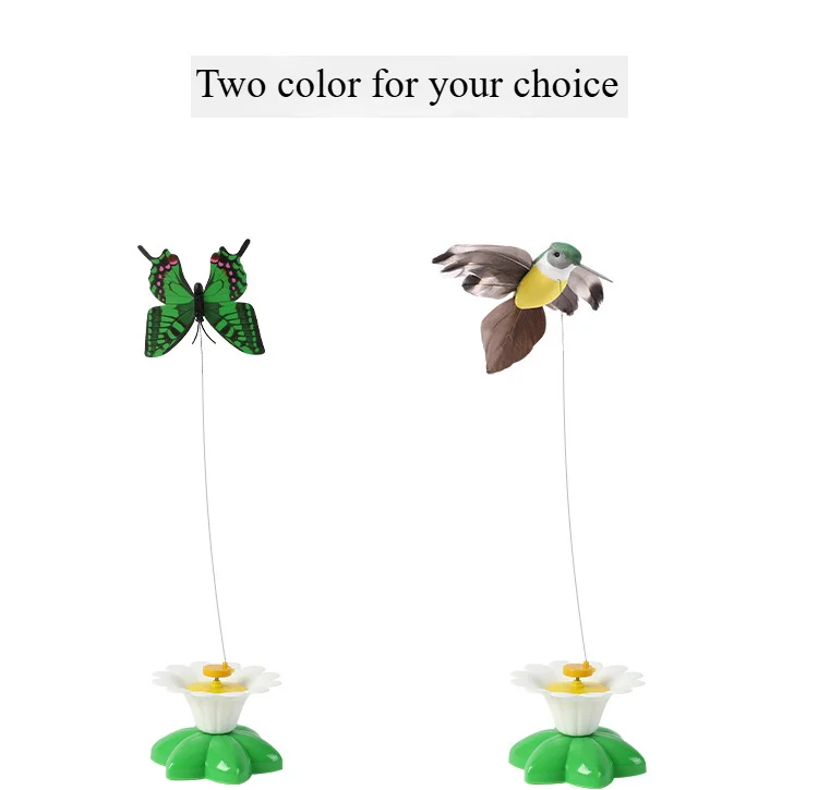 Rotatable Butterfly Flying Around Flying Around Interactive Smart Pet Cat Toys