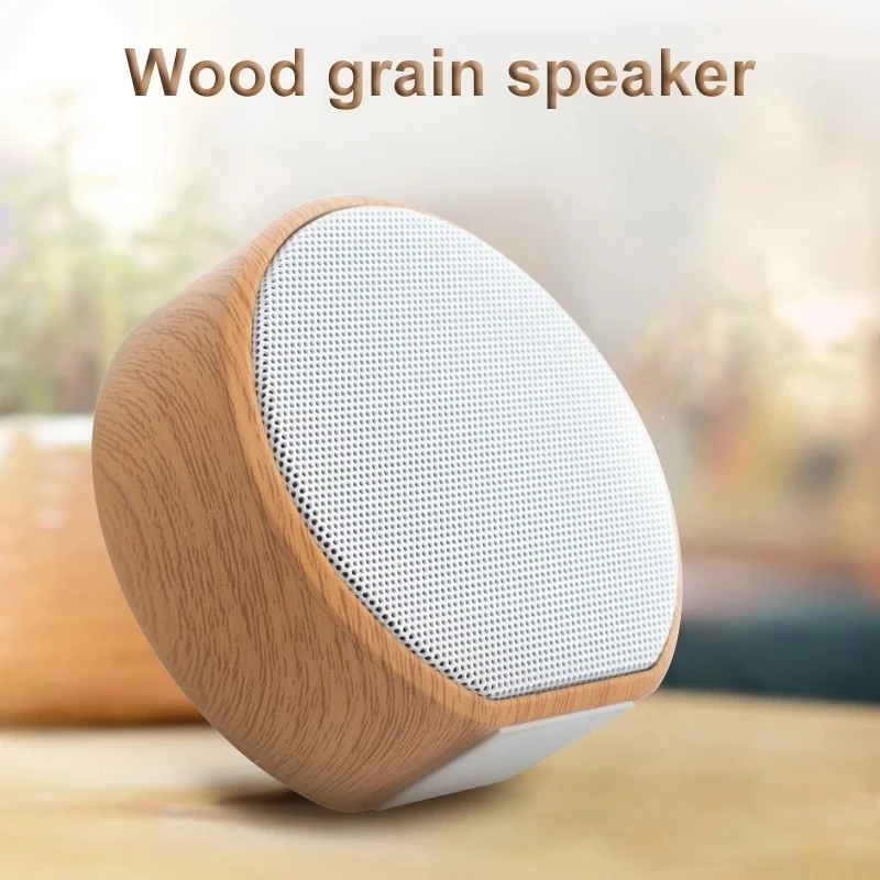 Retro Wood Grain A60 Wireless  Speaker Portable Mini Subwoofer Audio Gift Stereo Loudspeaker Sound System Support TF AU