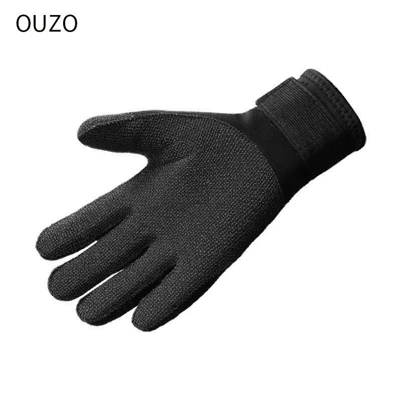 OUZO 5mm diving gloves thick warm wear resistant cut resistant CR Kevlar gloves catch fish gloves factory