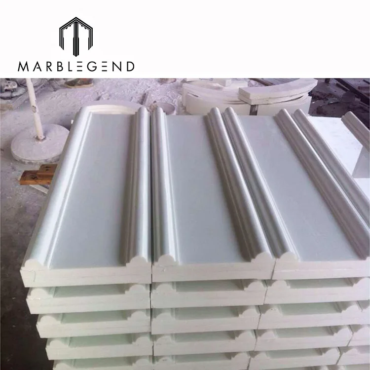 Man-made crystallized glass stone moldings