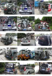 bicycle accessories 3 bike car cycle carrier Car Rear Mounted Bicycle Rack Carrier