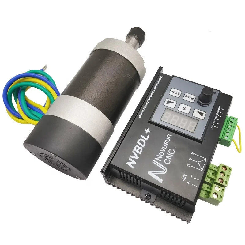 57 мм Малогабаритный Шпиндельный двигатель 500 Вт 10000 об/мин bldc электродвигатель 48 В Электродвигатель шпинделя с высоким крутящим моментом