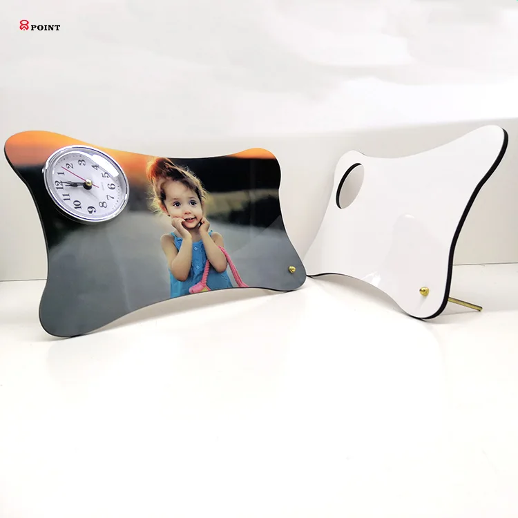 12 месяцев детская фоторамка с часами уникальные настольные часы для детей подарок DIY MDF