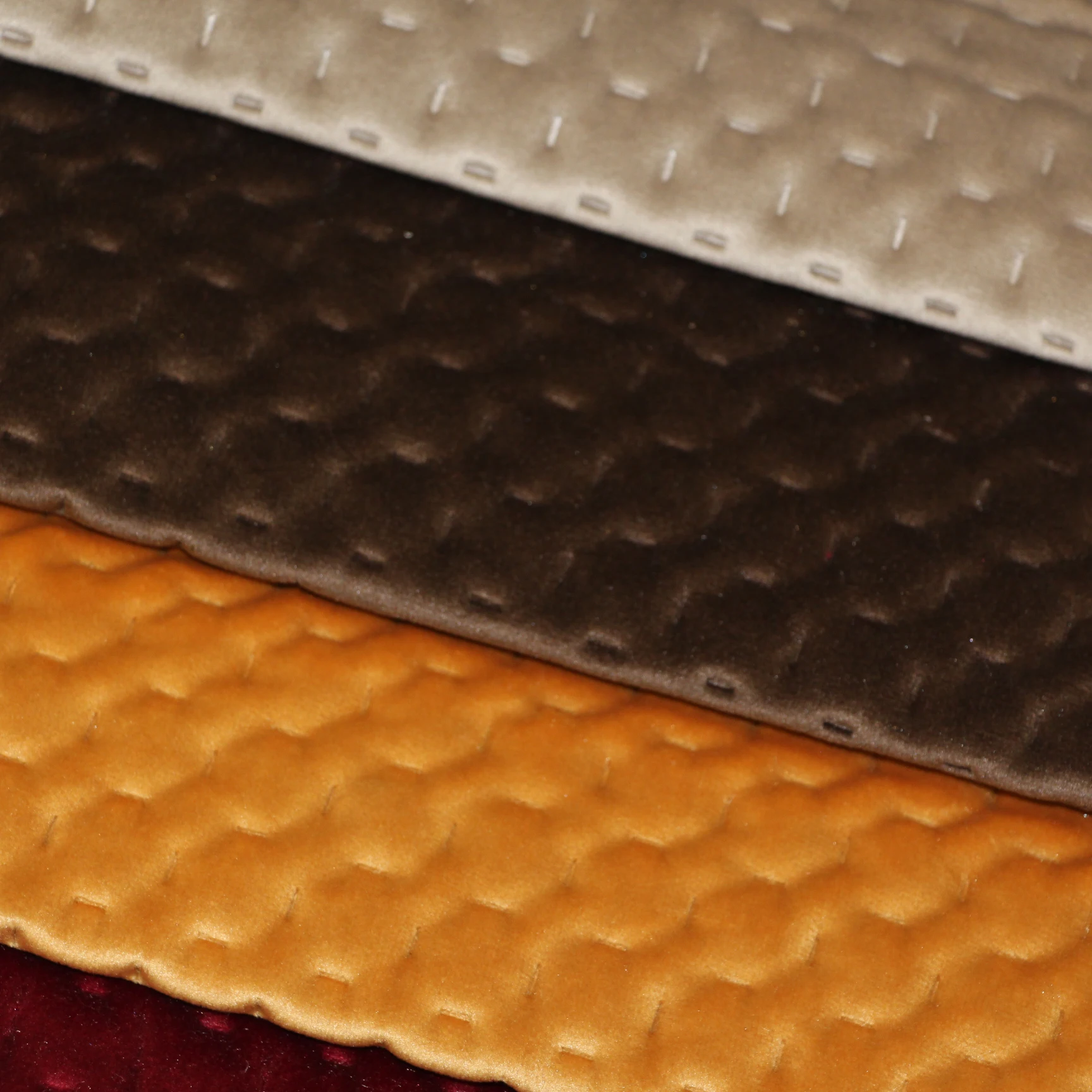 2022 New Design Ultrasonic Quilting Velvet/Velour Fabric For Textile Upholstery Fabric