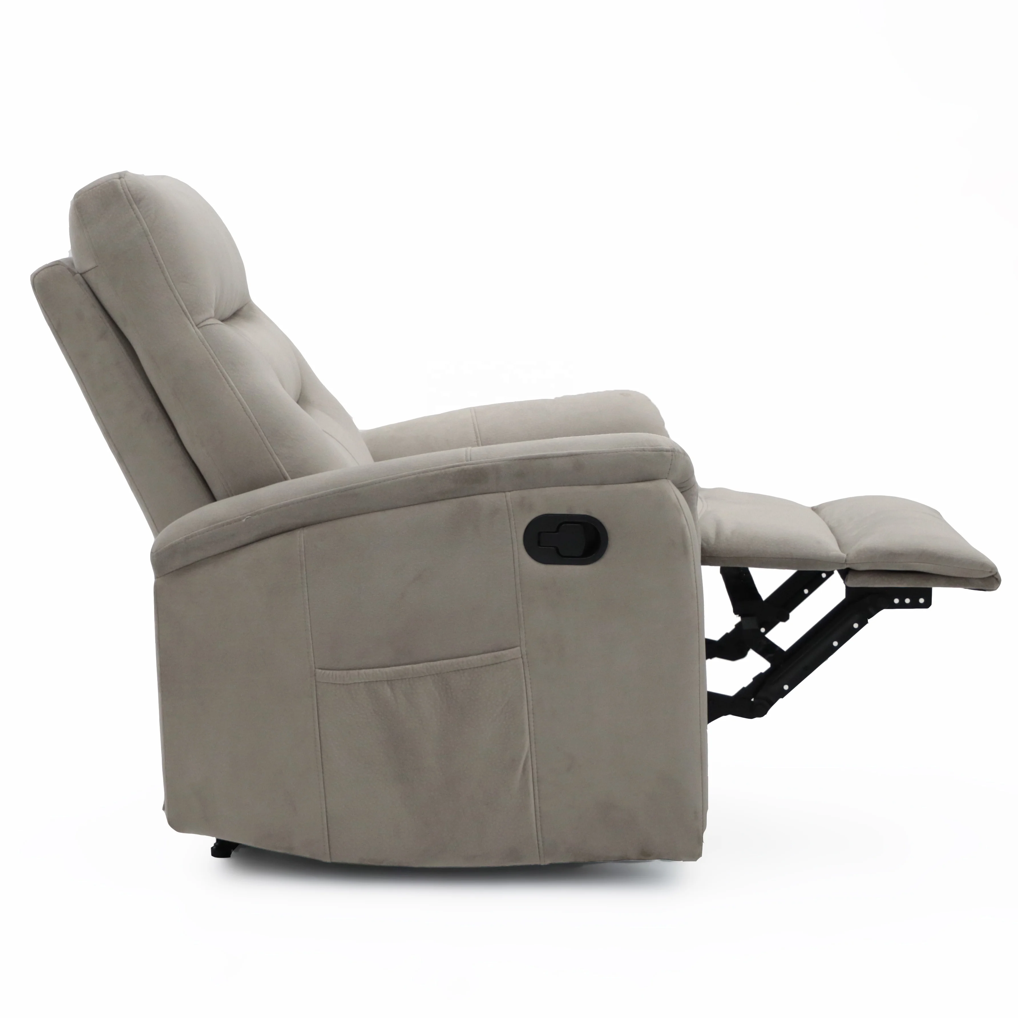 Geeksofa Cheap Prices Microfiber Fabric Manual Recline Armchairs With Massage Upholstery Furniture Sofa Seating For Living Room