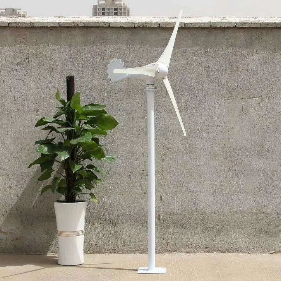 Small Scale Power Generator Wind Speed 3 Fan Blade Horizontal Axis Wind Power Generator For Agricultural Applications