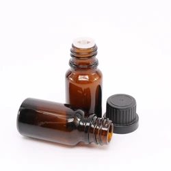 Hot sales 5ml 10ml 15ml 30ml amber glass essential oil bottle with euro dropper cap