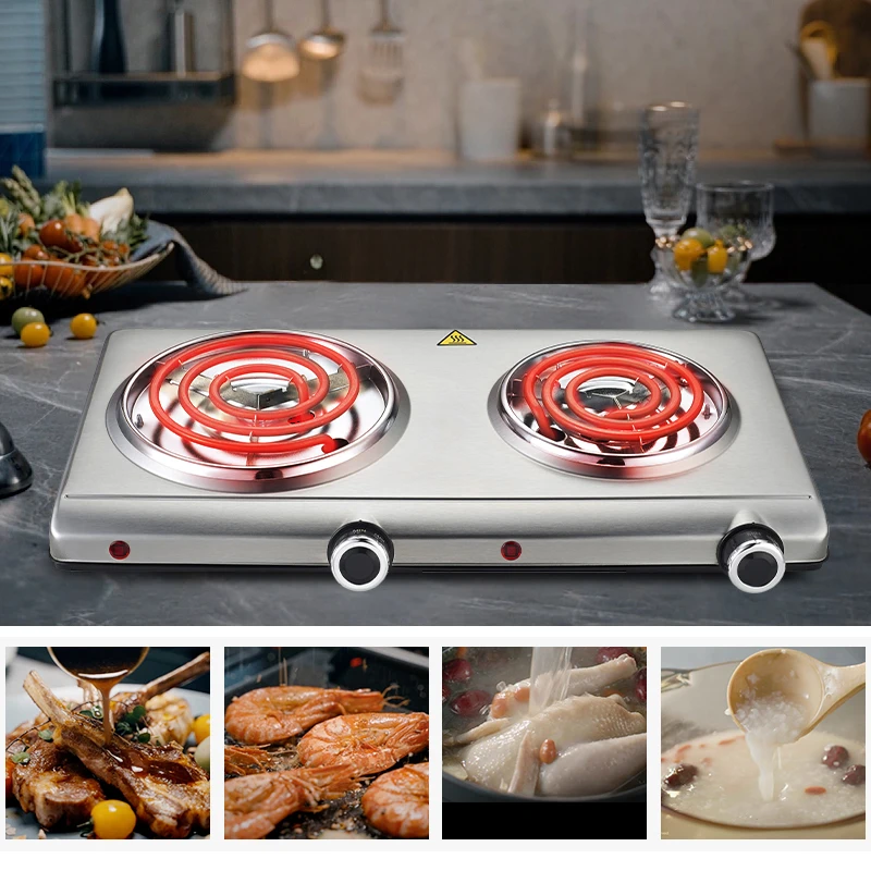 Portable stove 1000w high quality safe heating commercial kitchen portable mini coil burner electric stove
