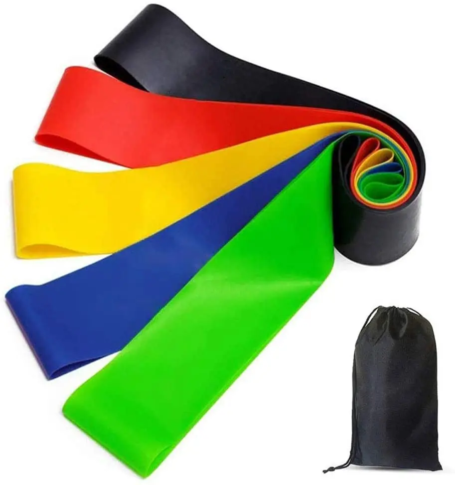 Yoga Accessories Elastic Strength Training Belt Loop Exercise Resistance Band