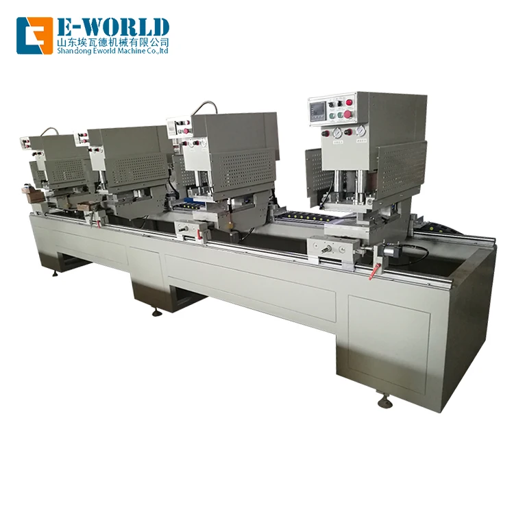
 Четырехсторонний бесшовный сварочный аппарат из НПВХ для окон и дверей  
