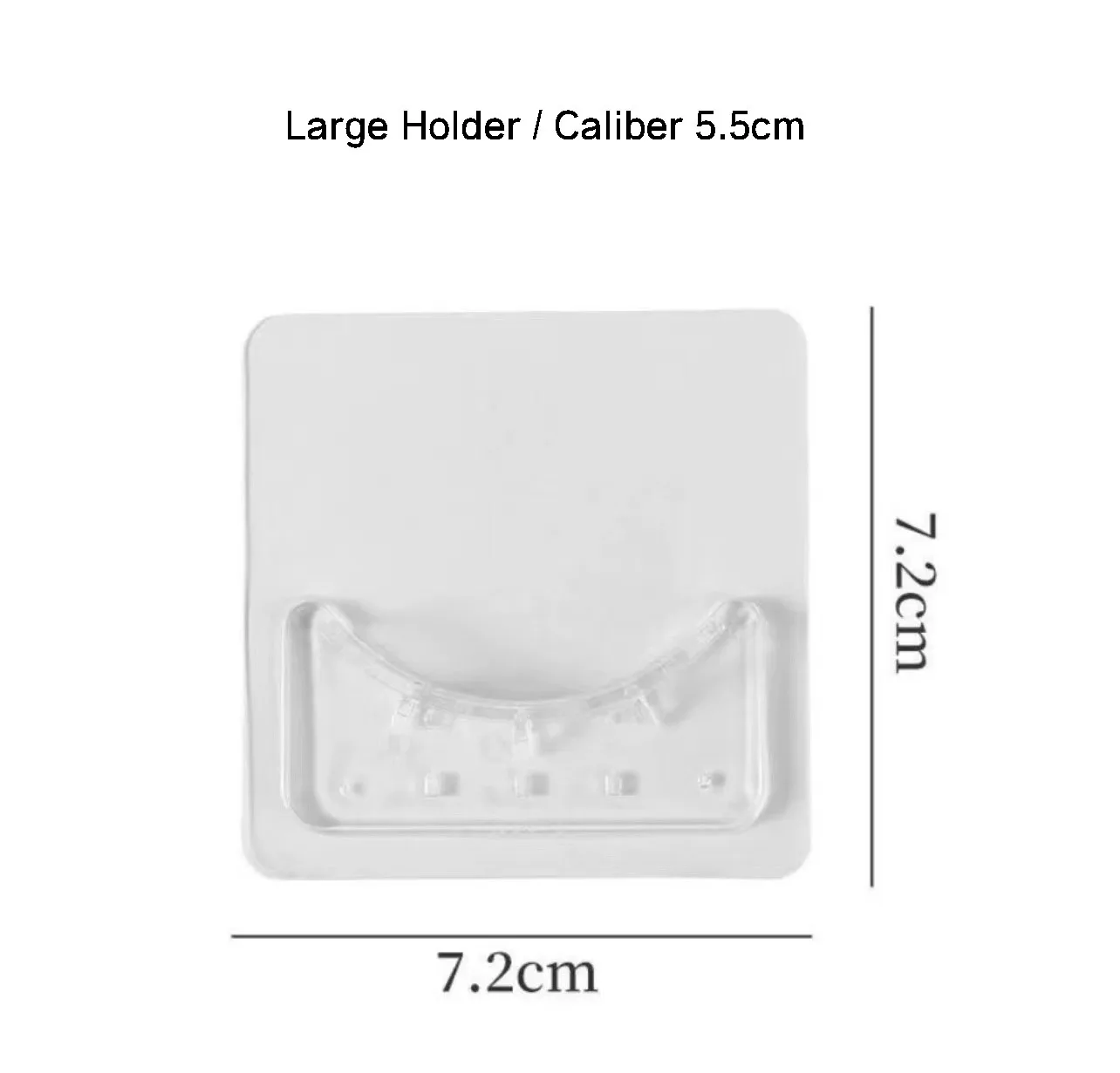 2 Pack Wall Mounted Shower Rods Holder Adhesive Shower Curtain Rod Holder Shower Rod Mount Retainer