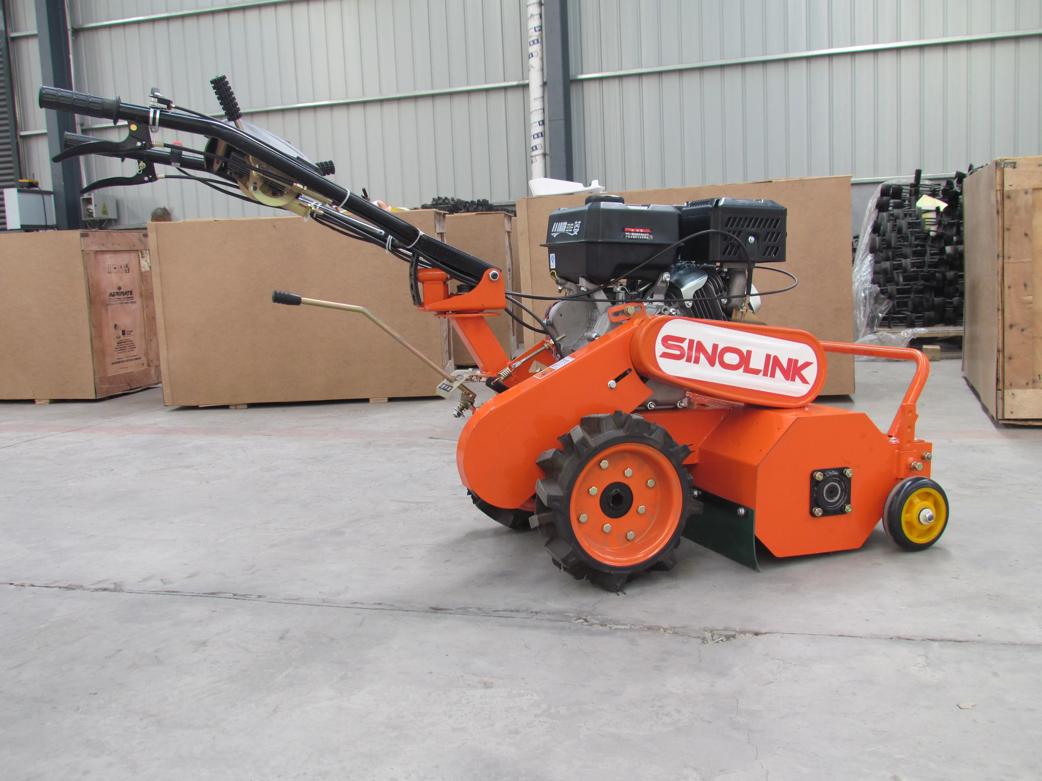 SINOLINK SCJ-60 10HP B&S Gasoline Engine Hand Push Manual Lawn Mower Grass Cutting  Directly sold by Chinese manufacturers