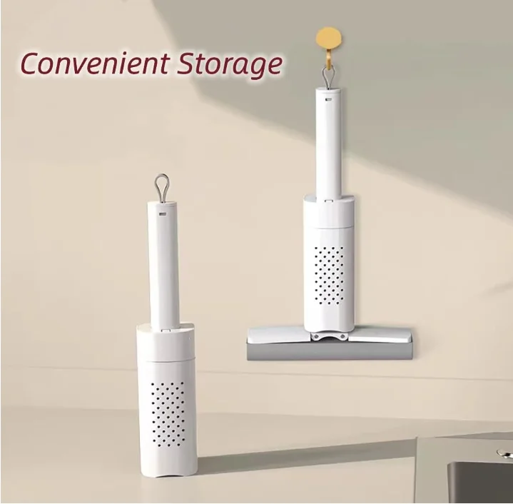 Masthome 2023 Smart Mops PVA Sponge Mini Squeeze Mop for Small Spaces & Desktop Cleaning Portable Mini Mop