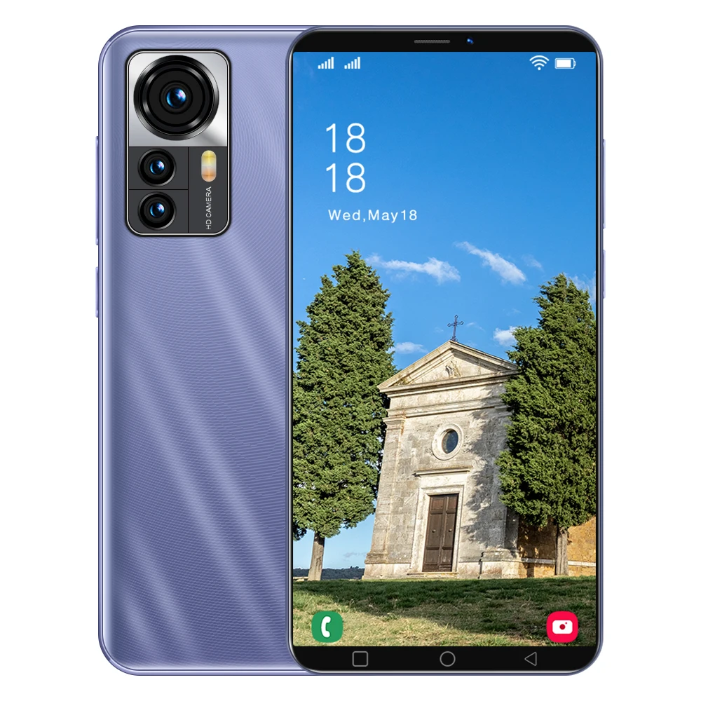 12pro GB Mobile High resolution 4800mAh BIG Capacity Battery student price phones