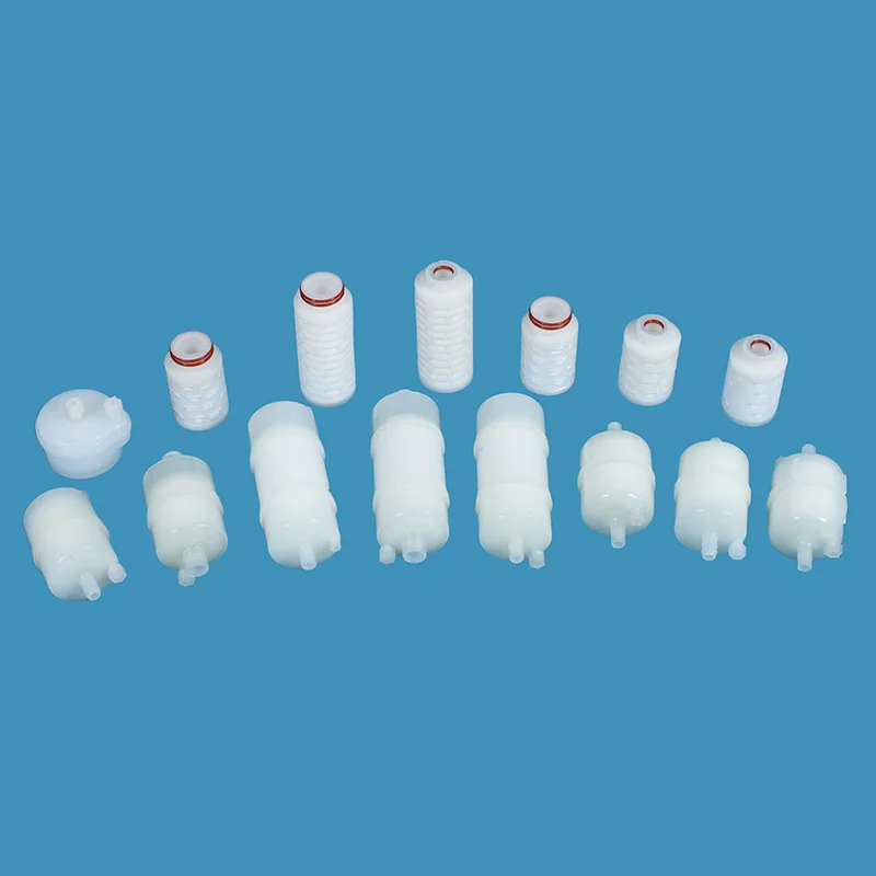 0.22 micron capsule filter pp membrane with compression joint connectors for wastewater perfiltration