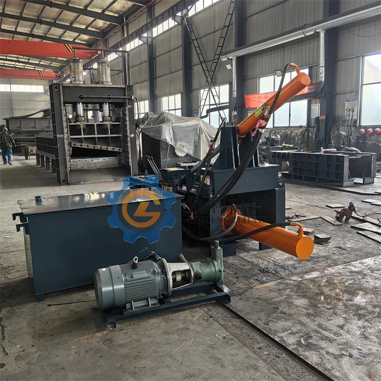 Factory Wholesale Price Supply Aluminium Profile Baler Machine Metal Bale Making Machine Hydraulic Scrap Metal Balers